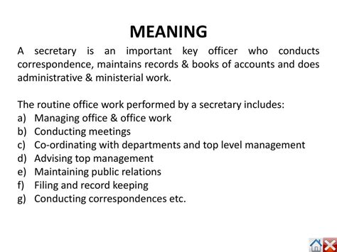 Meaning of sekretarya .